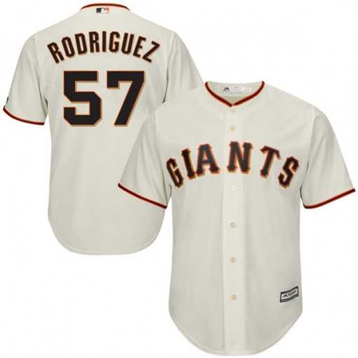 Giants 57 Derek Rodriguez Cream Cool Base Jersey Dzhi,We sell and wholesale Giants 57 Derek Rodriguez Cream Cool Base Jersey Dzhi on line form chian!